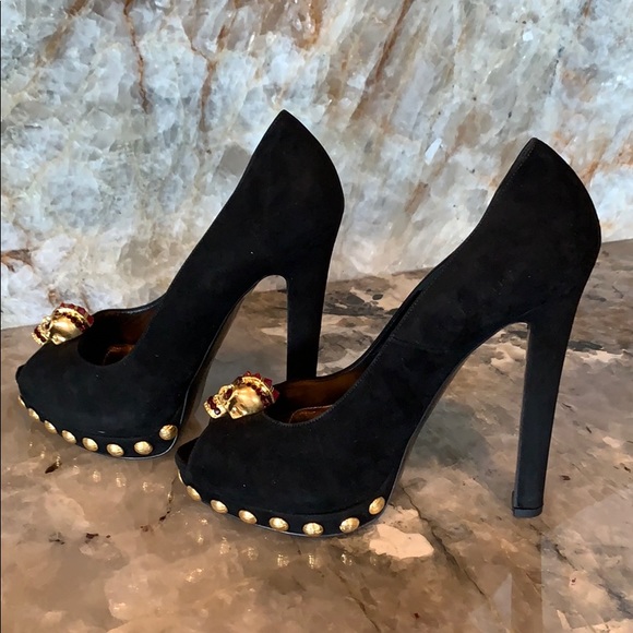 Alexander McQueen Peep Toe Heels - Picture 4 of 7